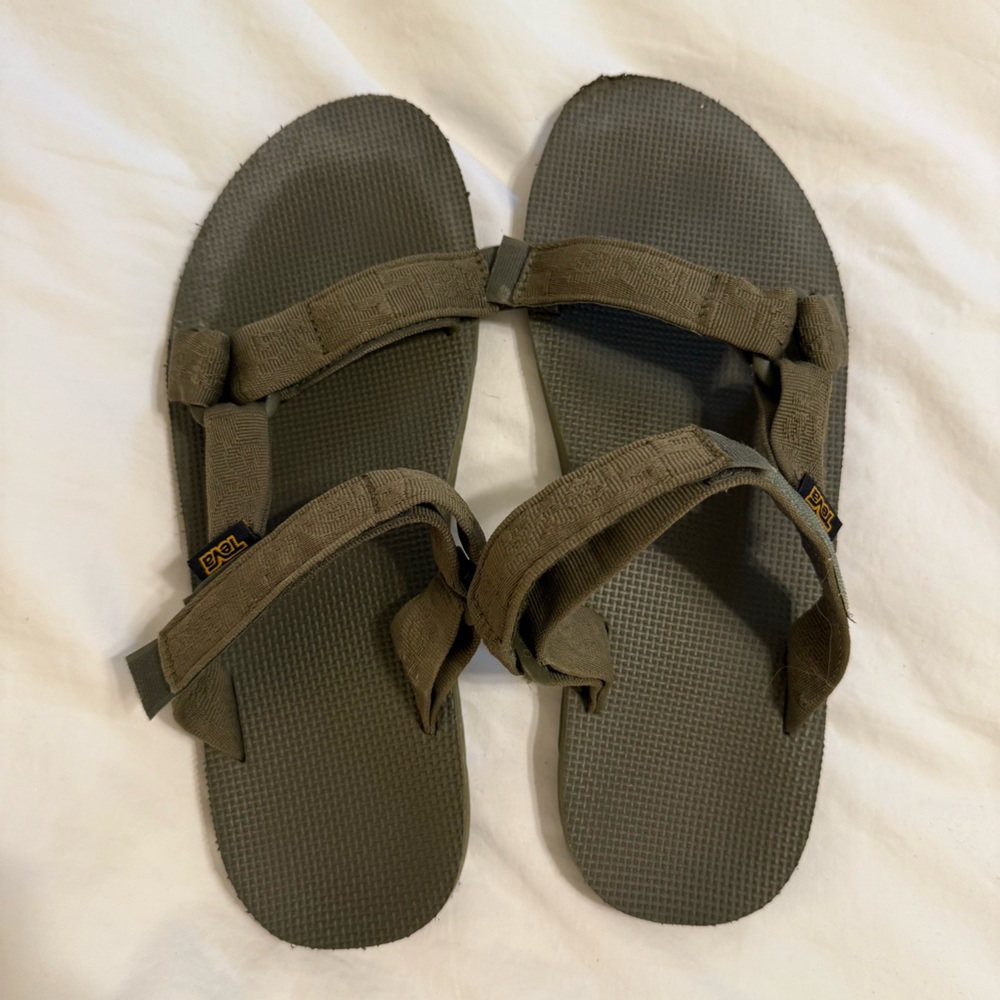 Teva Men's Olive Green Flip-Flops